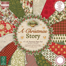 Набір паперу A Christmas Story, 20×20 см, First Edition, FEPAD129X16