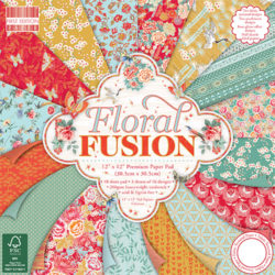 Набір паперу Floral Fusion, 30×30 см, First Edition, FEPAD155