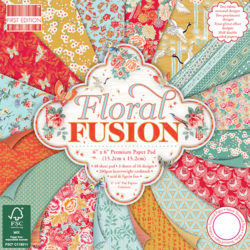 Набір паперу Floral Fusion, 15×15 см, First Edition, FEPAD157