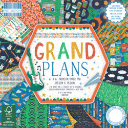 Набір паперу Grand Plans, 15×15 см, First Edition, FEPAD160