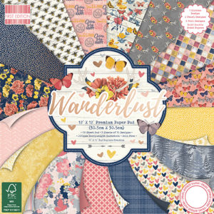 Набір паперу Wanderlust, 30×30 см, First Edition, FEPAD164