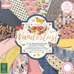 Набір паперу Wanderlust, 20×20 см, First Edition, FEPAD165