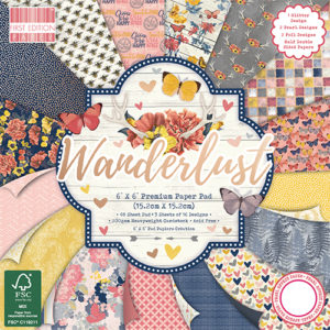Набір паперу Wanderlust, 15×15 см, First Edition, FEPAD166