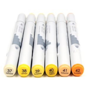 Алкогольні маркери Twin Markers - Yellows, First Edition, FETMK007