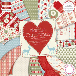 Набір паперу Nordic Christmas, 20×20 см, First Edition, FEXPAD14