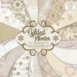 Набір паперу Gilded Winter, 20×20 см, First Edition, FEXPAD20