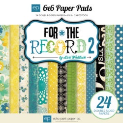 Набір паперу For the Record 2 Documented, 15х15 см, Echo Park, FRD35023