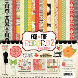 Набір паперу For the Record 2 Tailored, 30х30 см, Echo Park, FRT36016