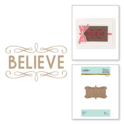 Пластина для фольгування Believe Holiday, Spellbinders, GLP-052