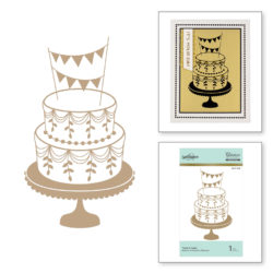 Пластина для фольгування Tiered Cake, Spellbinders, GLP-104