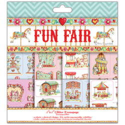 Набір паперу для 3D декупажу Fun Fair, 20х20 см, Helz Cuppleditch, HCDG014