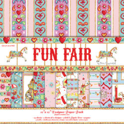 Набір паперу Fun Fair, 30х30 см, Helz Cuppleditch, HCDP016