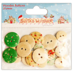 Ґудзики дерев’яні Santa’s Workshop, Helz Cuppleditch, HCXBN03