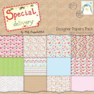 Набір паперу Special Delivery, 30х30, Helz Cuppleditch, HCXDP05