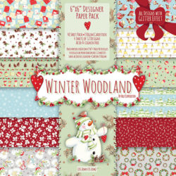 Набір паперу Winter Woodland, 15х15 см, Helz Cuppleditch, HCXDP13