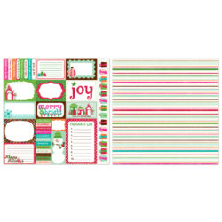 Аркуш картону Journaling Cards, Echo Park, 30х30 см, 5шт, HJ20013