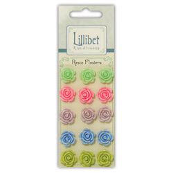 Набір квітів із пластику Resin Flowers, Lillibet, Hallmark Cards, HMRF001