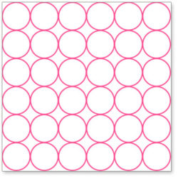 Оверлей Chic Circles 30x30 Pink Overlay, HO544