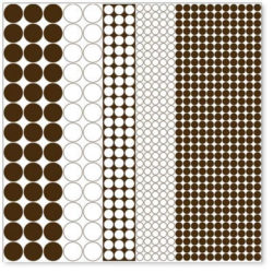 Оверлей Mod Circles 30x30 Brown Overlay, HO638