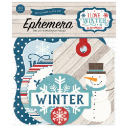 Висічки I Love Winter Ephemera Pack, Echo Park, ILW115024