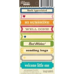 Лейби Card Sentiments II Soup Labels, Jillibean Soup, JBE8858