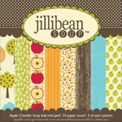 Набір паперу Apple Cheddar Soup, 15х15 см, Jillibean Soup, JBPP809