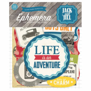 Висічки Jack & Jill Boy Ephemera Pack, Echo Park, JJB80030
