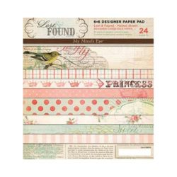 Набір картону Lost & Found Market Street, My Mind’s Eye, 15х15 см, 24 ар., MAR6X6
