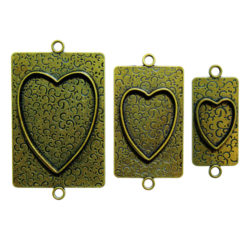 Металеві форми (обрамлення) Hearts Two, Media Mixáge™, Spellbinders, MB2-006