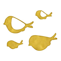 Металеві фіруги Blanks Birds One, Spellbinders, MB6-011