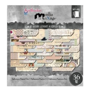 Набір паперу Ephemera Papers One, 15х15 см, Spellbinders, MP1-001