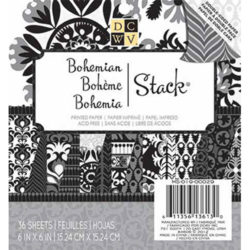 Набір паперу Bohemian, 15х15 см, DCWV, MS-019-00029
