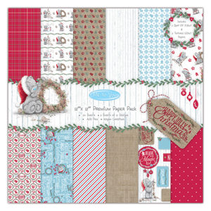 Набір паперу Me To You Christmas, 30x30 см, Dovecraft, MYPAP001X15