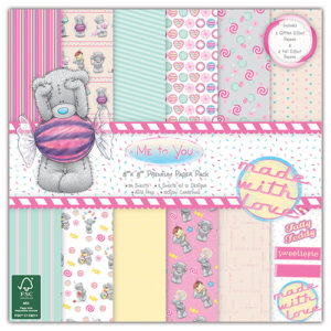 Набір паперу Me To You Sweet Shop, 30x30 см, Dovecraft, MYPAP004