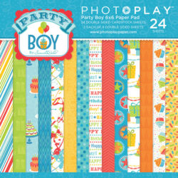 Набір паперу Party Boy, 15х15см, PhotoPlay, PB2169