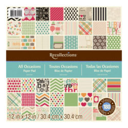 Набір паперу All Occasions, 30х30 см, 180 аркушів, Recollections, PS-004-00033