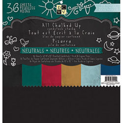 Набір паперу CHALK NEUTRAL, 30х30 см, 36 аркушів, PS-005-00210