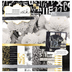 Набір паперу Decor Noir, 30х30 см, DCWV, PS-005-00302