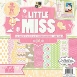 Набір паперу Little Miss, 30х30 см, DCWV, PS-005-00310