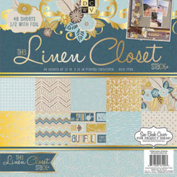 Набір паперу Linen Closet, 30х30 см, DCWV, PS-005-00316