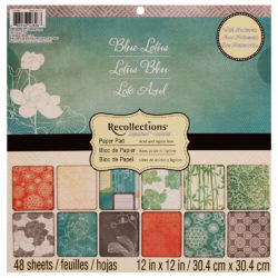 Набір паперу Blue Lotus, 30х30 см, Recollections, PS-005-00352