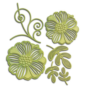 Ножі Romantic Blooms One, Spellbinders, S4-532