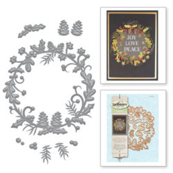Ножі Holiday Holly Berry Wreath, Spellbinders, S4-632