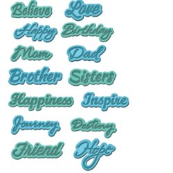Ножі Sentiments, Spellbinders, S5-200