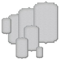 Ножі Art Deco Astoria Labels, Spellbinders, S5-250