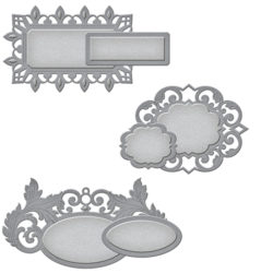 Ножі Renaissance Acanthus Leaf Tags, Spellbinders, S5-257