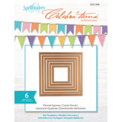 Ножі Pierced Squares, Celebra’tions™, Spellbinders, SCD-008