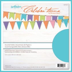 Набір картону Celebra’tions Assorted Solids, Spellbinders, 30х30 см, 24 ар, SCP-017