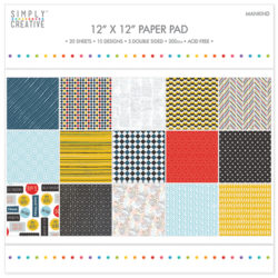 Набір паперу Mankind, 30х30 см, Simply Creative, SCPAD019