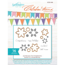Ножі + штампи Just Because, Celebra’tions™, Spellbinders, SCSD-008